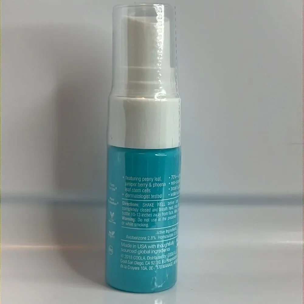 $8🌟 Coola Organic Makeup Setting Spray + Hyaluronic Acid